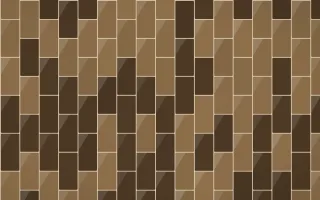 Bamako Earth Stacked Tiles — dark brown and beige tile background