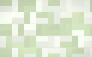 Bamboo Mist Basketweave Tiles — light white and green tile background