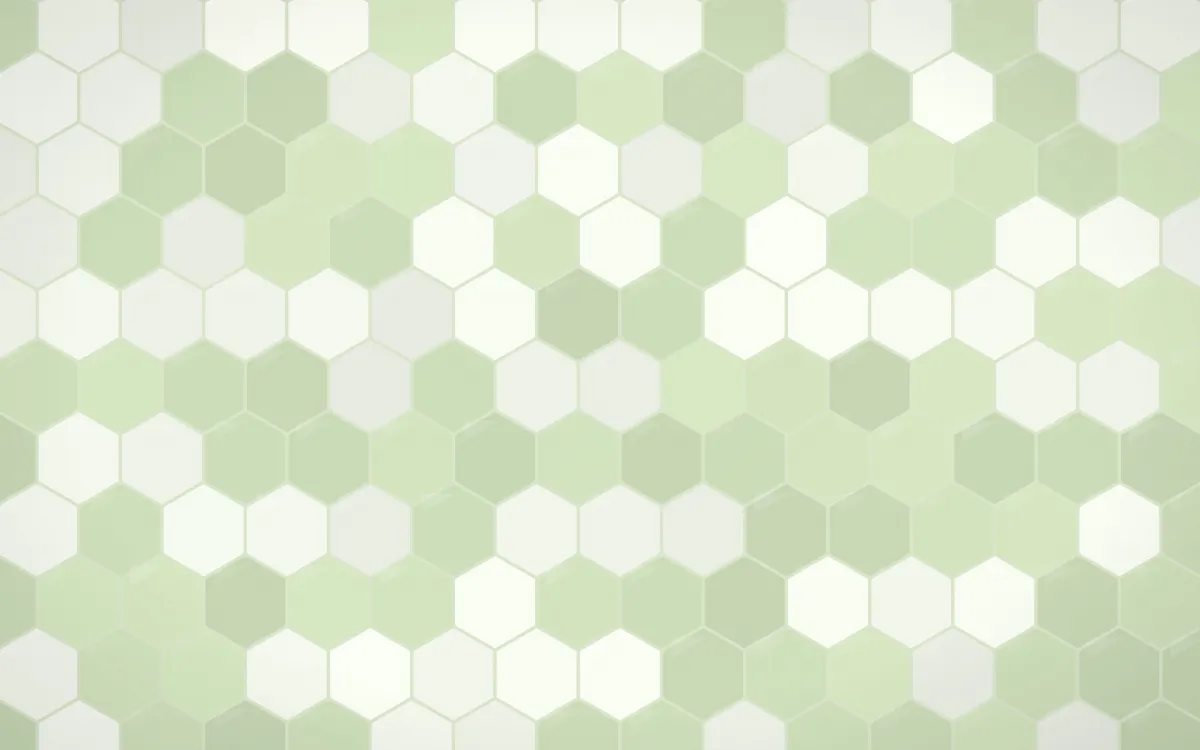 Bamboo Mist Hex Tiles — light white and green tile background