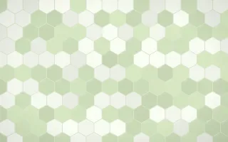 Bamboo Mist Hex Tiles — light white and green tile background