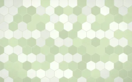 Bamboo Mist Hex Tiles — light white and green tile background