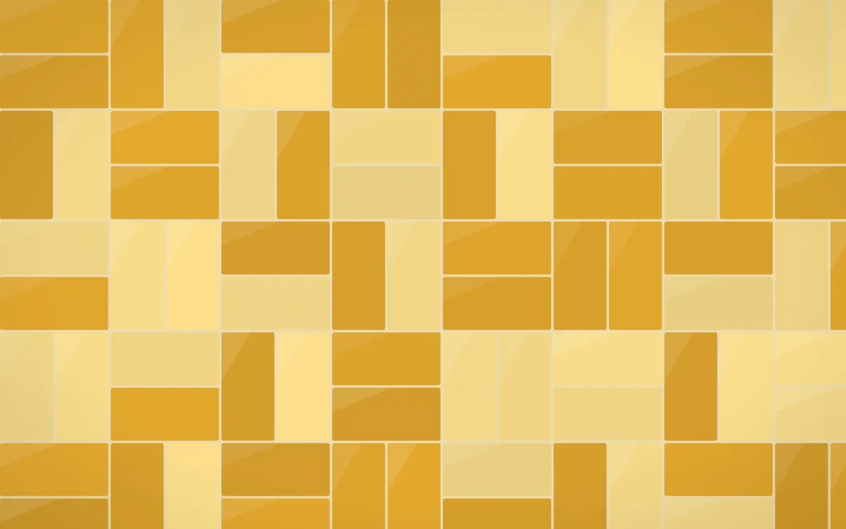 Bangkok Gold Basketweave Tiles — colourful yellow, gold and beige tile background