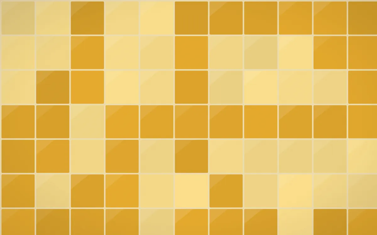 Bangkok Gold Square Tiles — colourful yellow, gold and beige tile background
