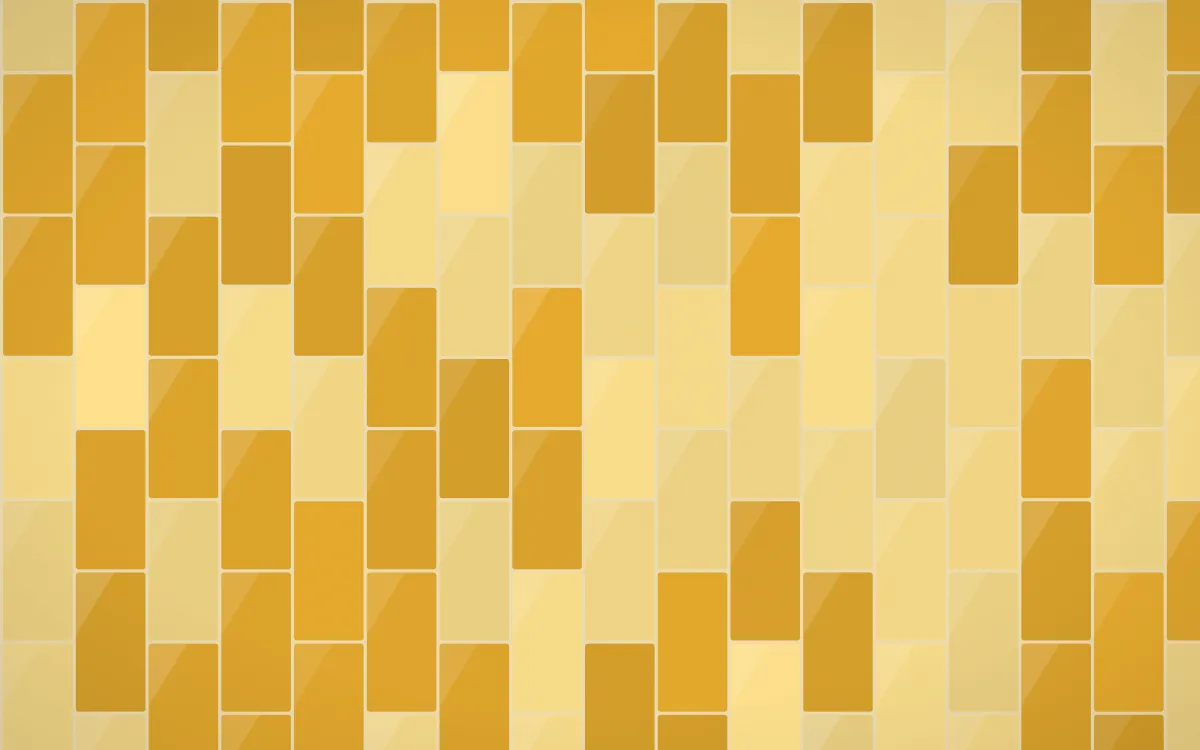Bangkok Gold Stacked Tiles — colourful yellow, gold and beige tile background