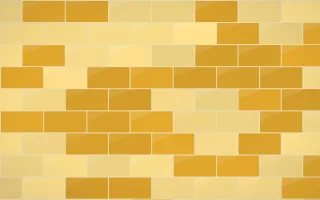 Bangkok Gold Subway Tiles — colourful yellow, gold and beige tile background