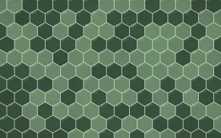 Bavarian Forest Hex Tiles — dark green and grey tile background
