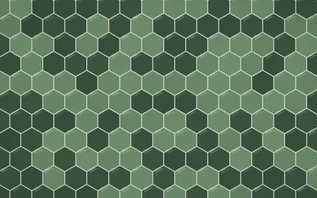 Bavarian Forest Hex Tiles — dark green and grey tile background