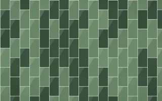 Bavarian Forest Stacked Tiles — dark green and grey tile background