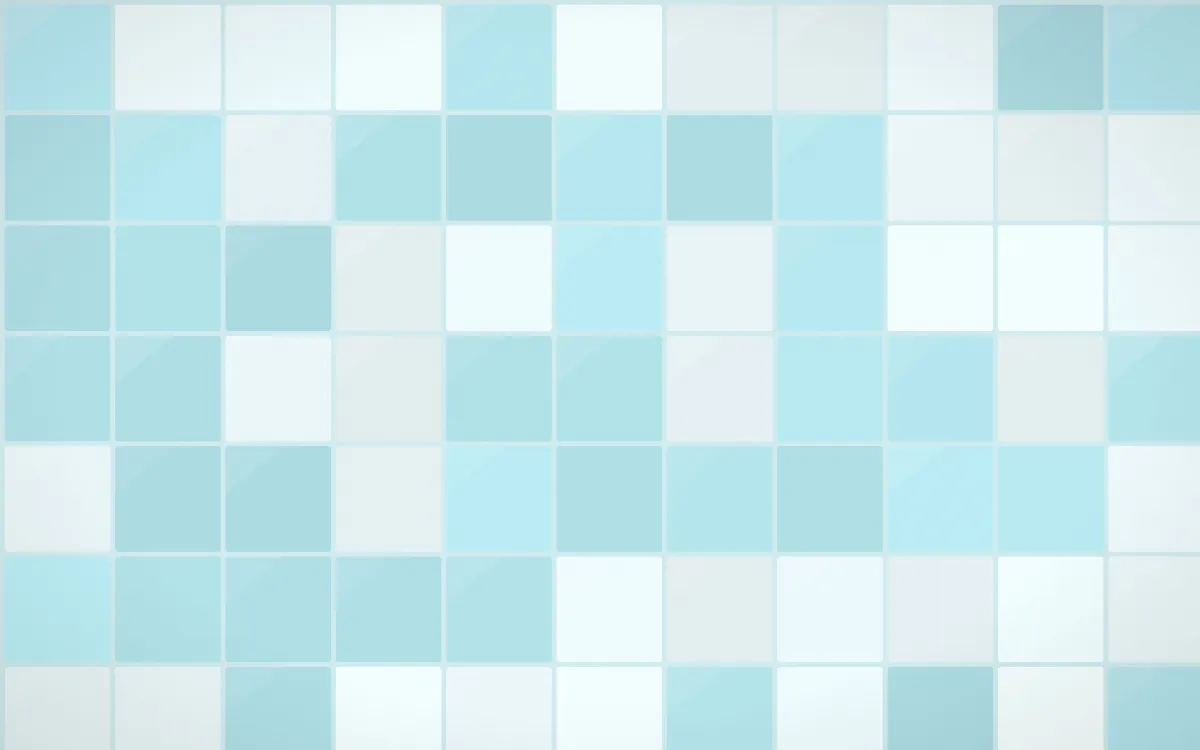 Bondi Surf Square Tiles — light white and teal tile background