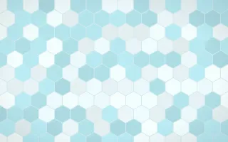 Bondi Surf Hex Tiles — light white and teal tile background