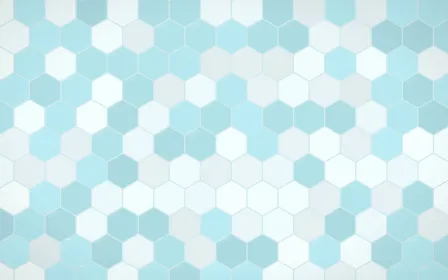 Bondi Surf Hex Tiles — light white and teal tile background