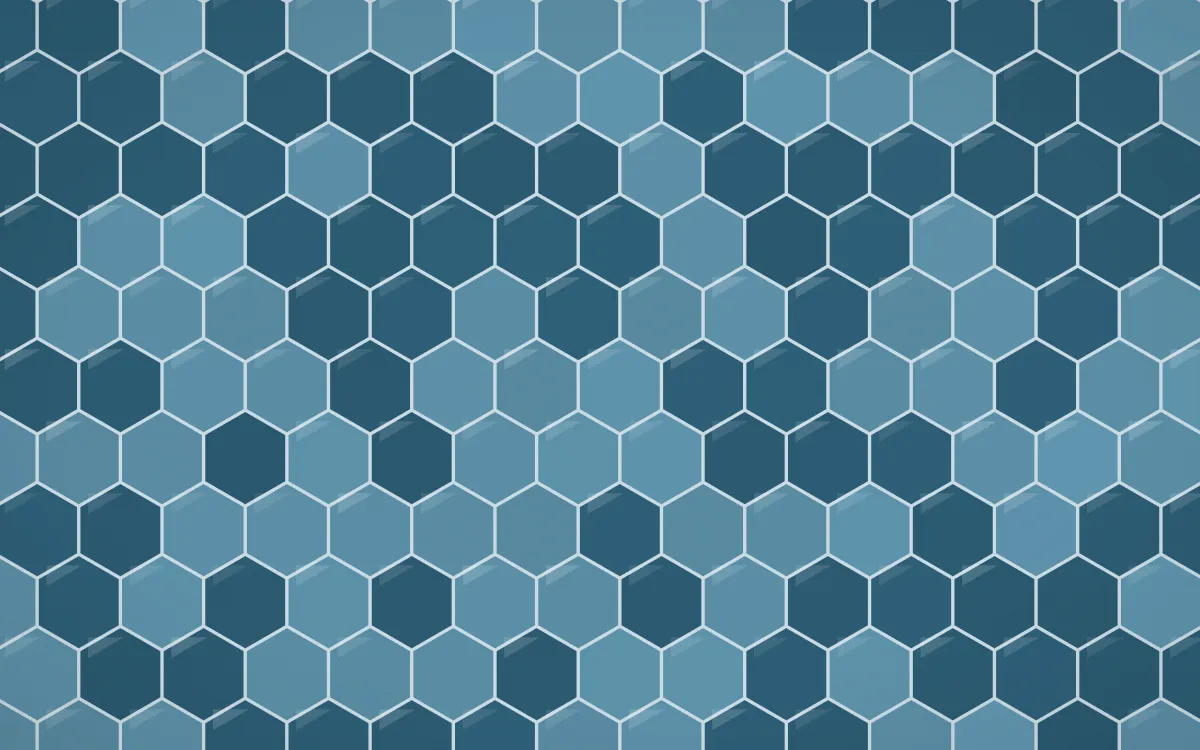 Bosphorus Hex Tiles — dark blue tile background