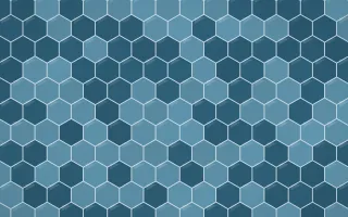 Bosphorus Hex Tiles — dark blue tile background