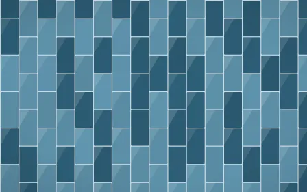 Bosphorus Stacked Tiles — dark blue tile background