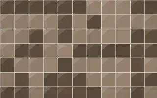Brooklyn Loft Square Tiles — dark orange, brown and beige tile background