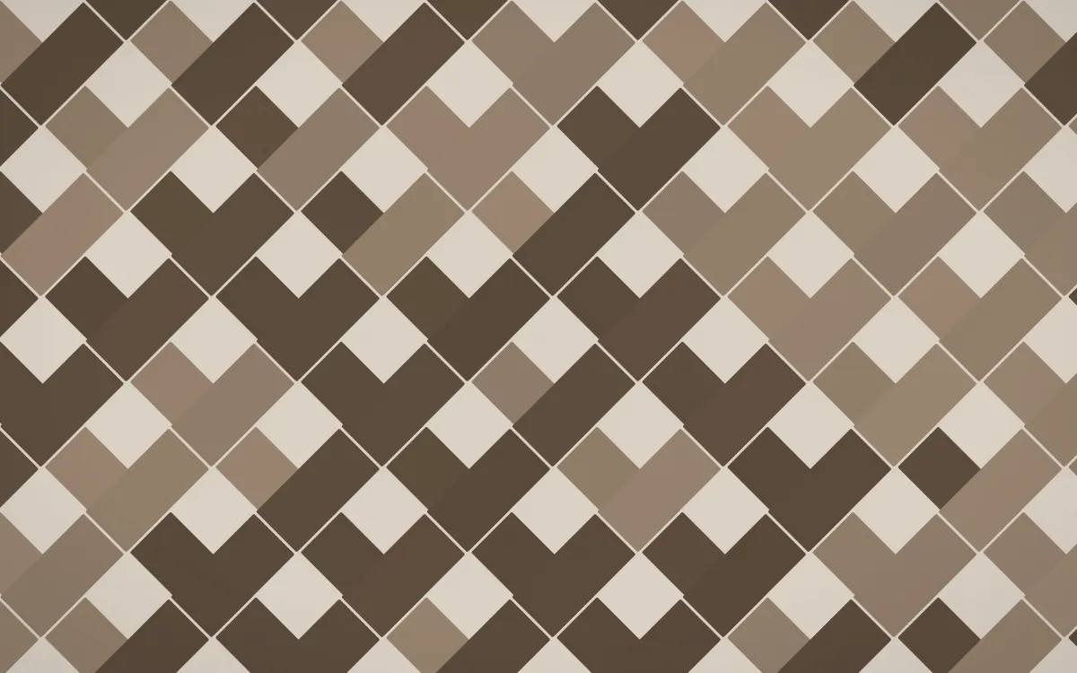 Brooklyn Loft Herringbone Tiles — dark orange, brown and beige tile background