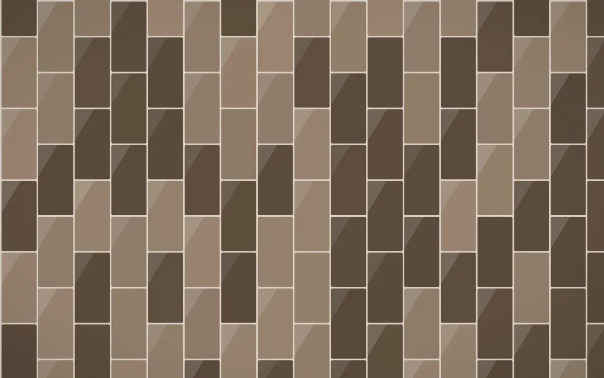 Brooklyn Loft Stacked Tiles — dark orange, brown and beige tile background