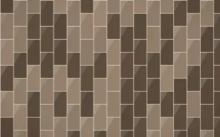Brooklyn Loft Stacked Tiles — dark orange, brown and beige tile background