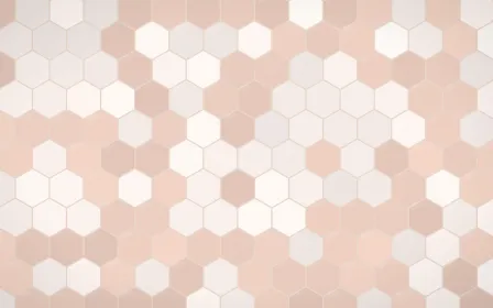 Budapest Rose Hex Tiles — light white, orange and beige tile background