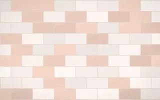 Budapest Rose Subway Tiles — light white, orange and beige tile background