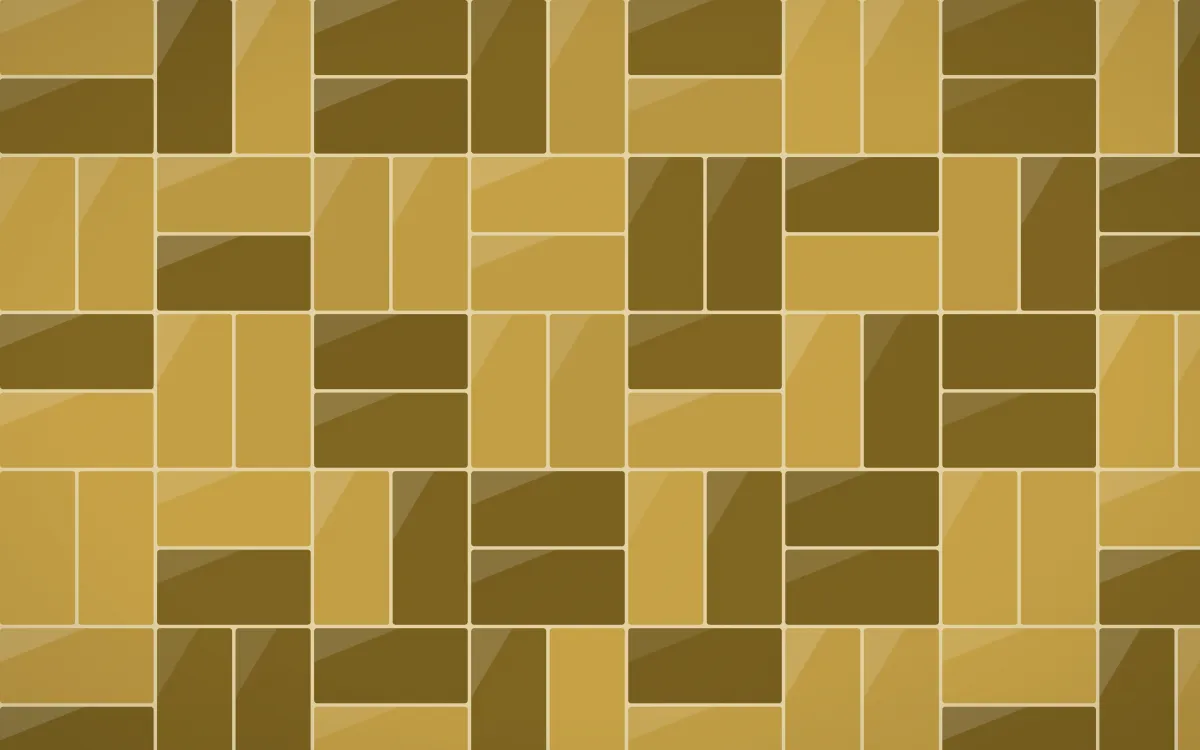 Cairo Gold Basketweave Tiles — dark gold, brown and beige tile background