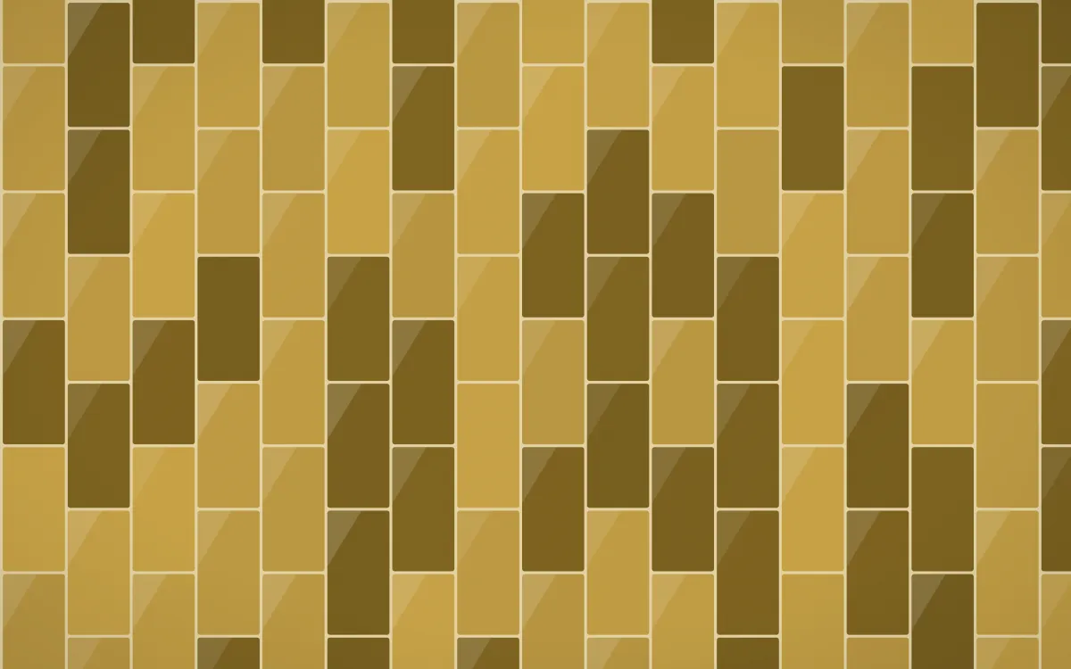 Cairo Gold Stacked Tiles — dark gold, brown and beige tile background