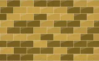 Cairo Gold Subway Tiles — dark gold, brown and beige tile background