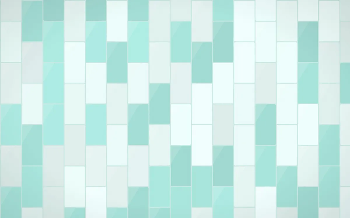 Cancún Surf Stacked Tiles — light teal tile background