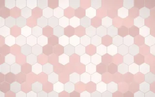 Cape Protea Hex Tiles — light white and red tile background