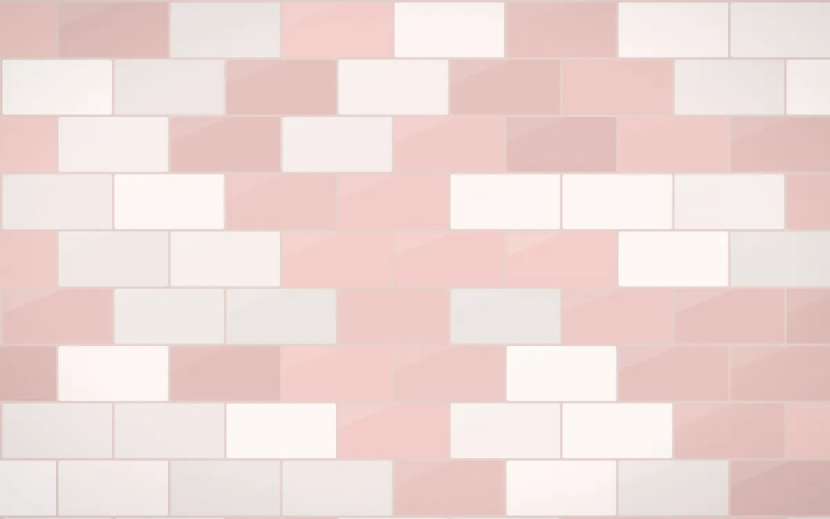 Cape Protea Subway Tiles — light white and red tile background