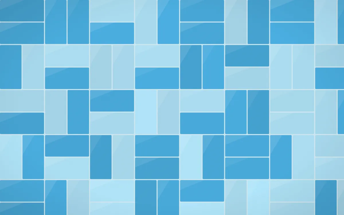 Capri Blue Basketweave Tiles — colourful blue tile background