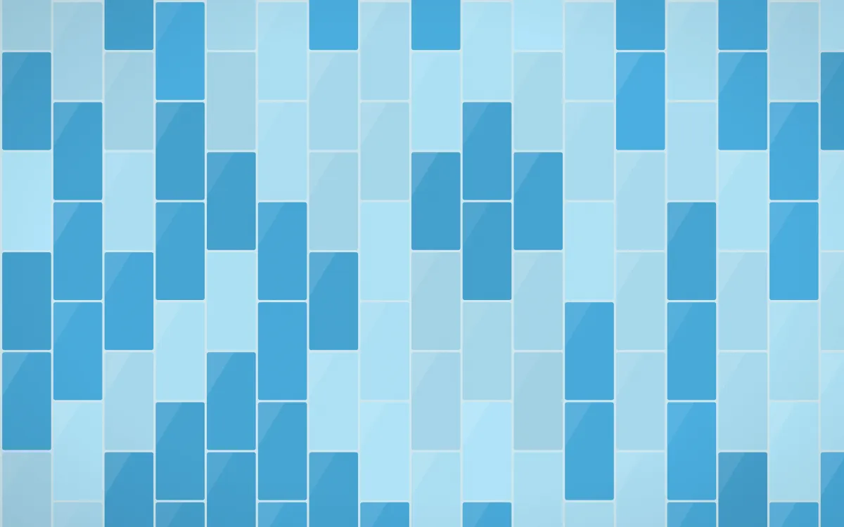 Capri Blue Stacked Tiles — colourful blue tile background