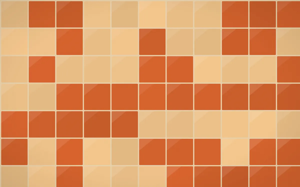 Cusco Weave Square Tiles — colourful orange and beige tile background