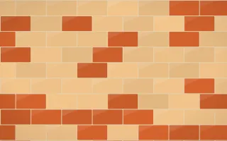 Cusco Weave Subway Tiles — colourful orange and beige tile background