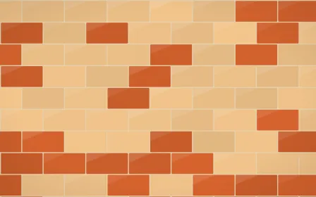 Cusco Weave Subway Tiles — colourful orange and beige tile background