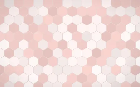 Damascus Rose Hex Tiles — light white and red tile background