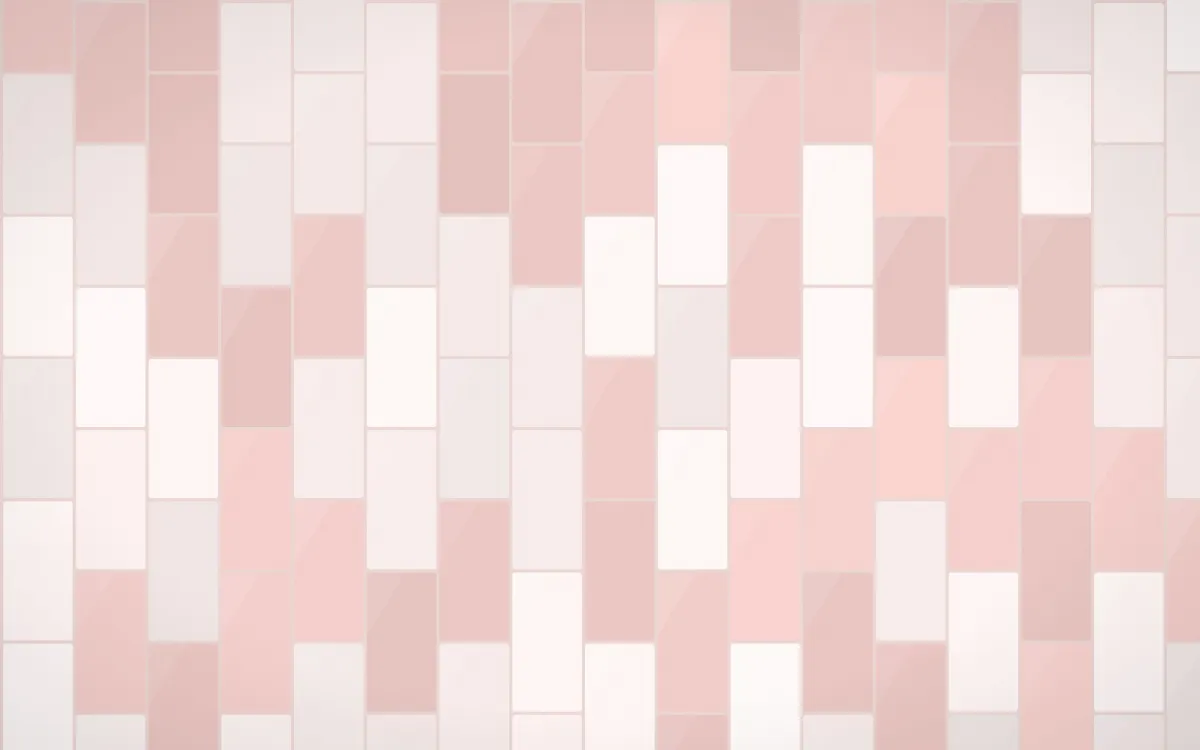 Damascus Rose Stacked Tiles — light white and red tile background