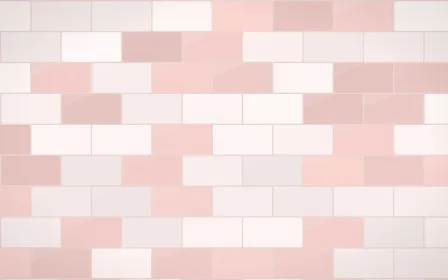 Damascus Rose Subway Tiles — light white and red tile background