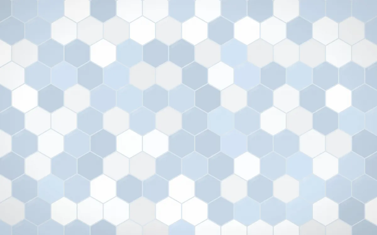 Delft Blue Hex Tiles — light white and blue tile background