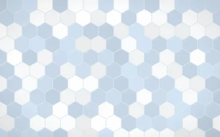 Delft Blue Hex Tiles — light white and blue tile background