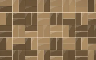 Desert Oud Basketweave Tiles — dark orange, brown and beige tile background