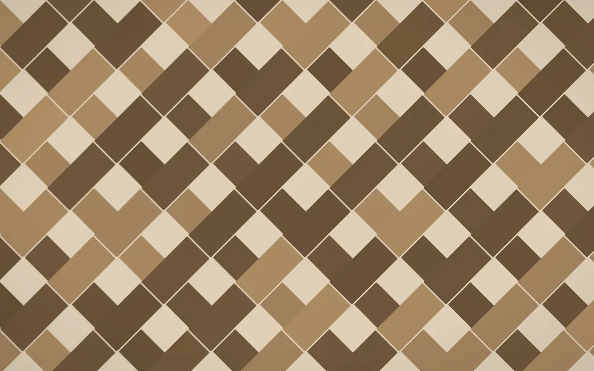 Desert Oud Herringbone Tiles — dark orange, brown and beige tile background