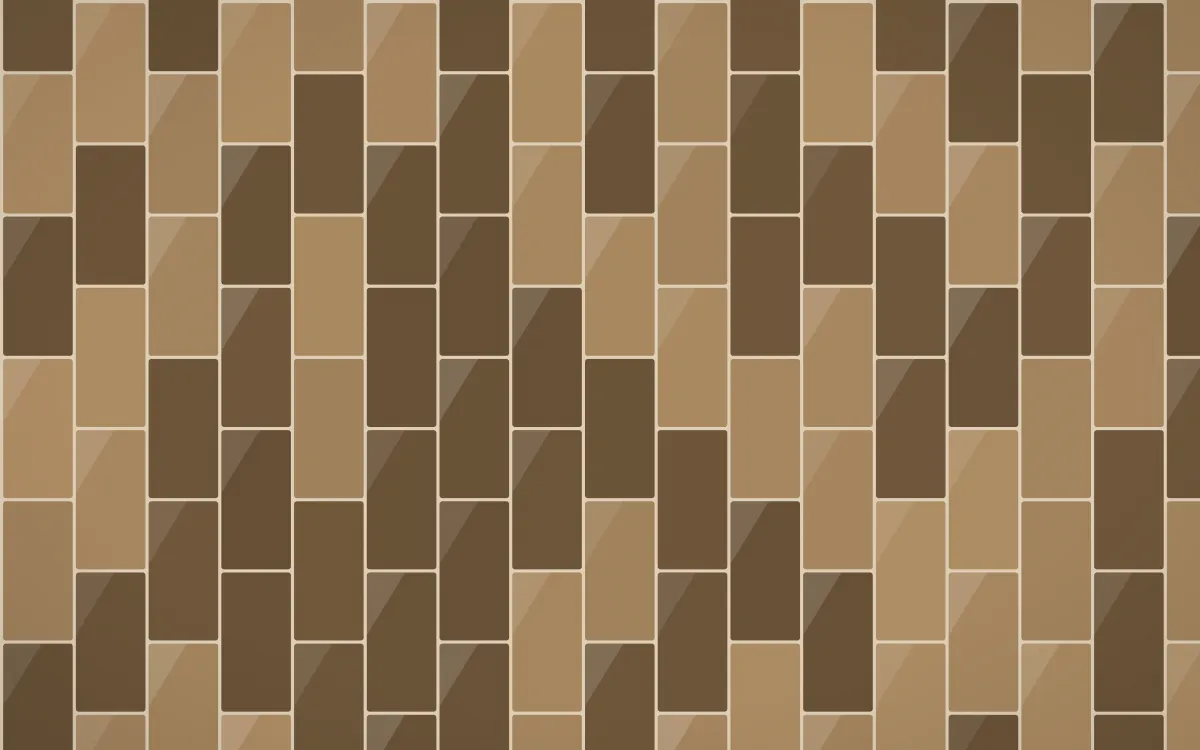 Desert Oud Stacked Tiles — dark orange, brown and beige tile background