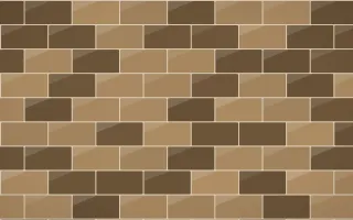 Desert Oud Subway Tiles — dark orange, brown and beige tile background