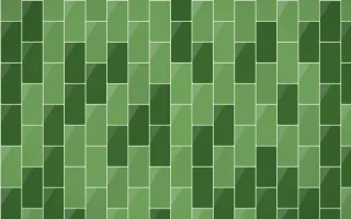 Emerald Isle Stacked Tiles — dark green tile background