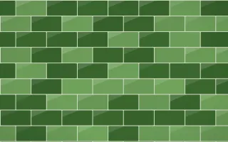 Emerald Isle Subway Tiles — dark green tile background