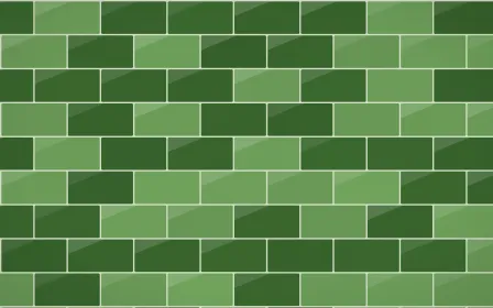 Emerald Isle Subway Tiles — dark green tile background
