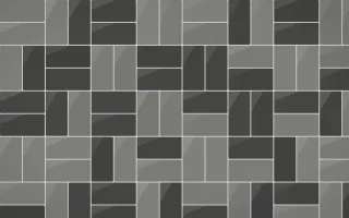 Edo Charcoal Basketweave Tiles — dark grey tile background
