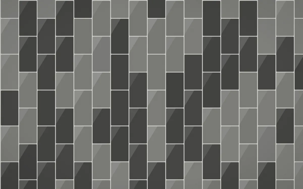Edo Charcoal Stacked Tiles — dark grey tile background
