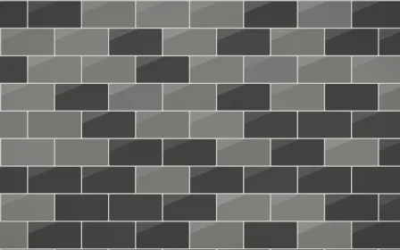Edo Charcoal Subway Tiles — dark grey tile background